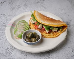 canjeero omelete  at PENTAGON in Lisbon