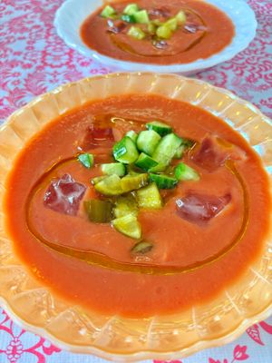 gazpacho at PENTAGON in Lisbon