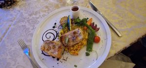 Seiten, couscous,veg at Cris's Place in Funchal