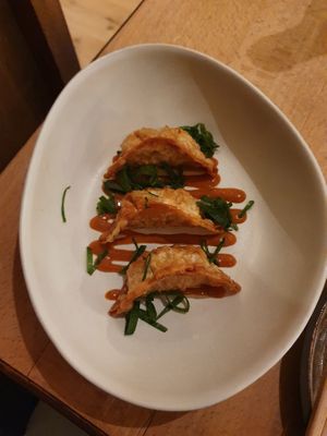 Gyosas at Bloom Sushi in Paris