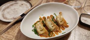 Gyosas at Bloom Sushi in Paris