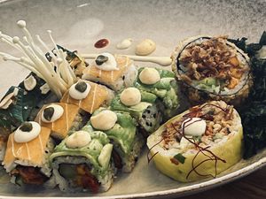 California & Futo Maki  at Bloom Sushi in Paris