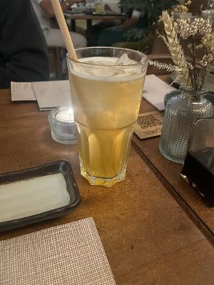Homemade iced tea   at Bloom Sushi in Paris