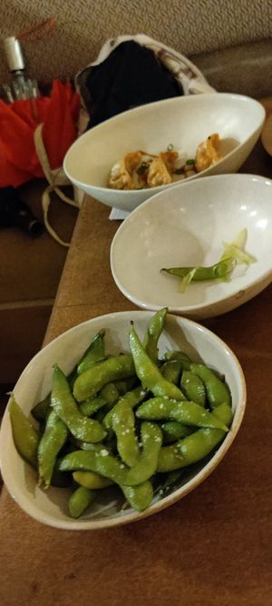 edamame at Bloom Sushi in Paris