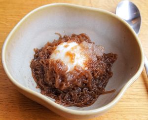 Mont-blanc dessert at Bloom Sushi in Paris