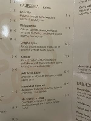   at Bloom Sushi in Paris