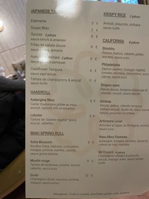   at Bloom Sushi in Paris