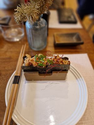 Handroll miso at Bloom Sushi in Paris