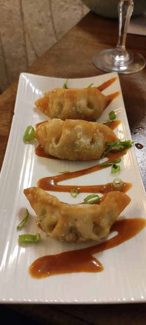 Gyosas at Bloom Sushi in Paris