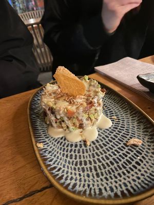 My fav mushroom truffle tartare at Bloom Sushi in Paris