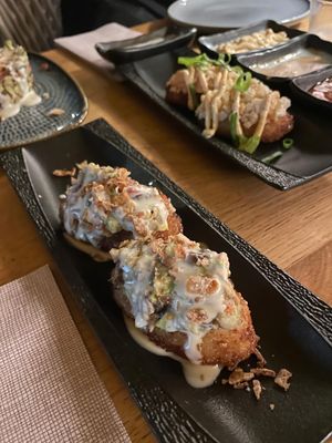 Lobster sushi on crispy rice at Bloom Sushi in Paris