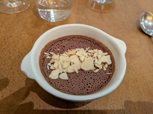 Chocolate mousse at Bloom Sushi in Paris
