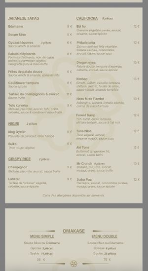   at Bloom Sushi in Paris