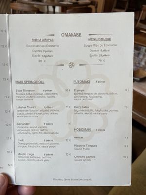  at Bloom Sushi in Paris