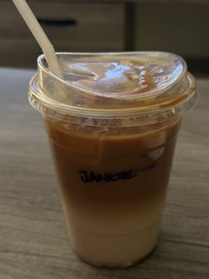 Horchata with espressoo  at Odie B's in Denver