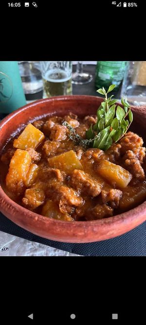 Spezzatino at La Spiaggia delle Barche in Santa Lucia