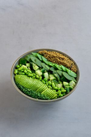 Greenpeace
Grünzeug I Petersilien-Quinoa I Edamame I Gurke I Spinat I Avocado I Kürbiscrunch at Lacanto in Freising