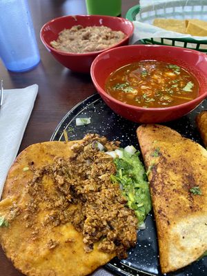   at El Cantaro Vegan Taqueria in Sacramento