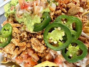   at El Cantaro Vegan Taqueria in Sacramento