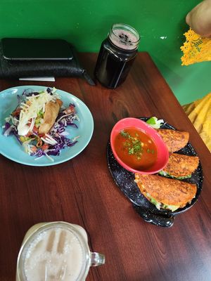  at El Cantaro Vegan Taqueria in Sacramento