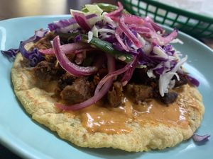   at El Cantaro Vegan Taqueria in Sacramento