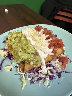   at El Cantaro Vegan Taqueria in Sacramento