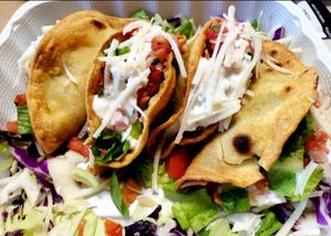 The tacos are where it's at here at El Cantaro Vegan Taqueria in Sacramento