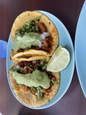   at El Cantaro Vegan Taqueria in Sacramento