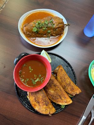   at El Cantaro Vegan Taqueria in Sacramento