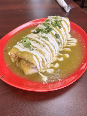 Wet burrito  at El Cantaro Vegan Taqueria in Sacramento