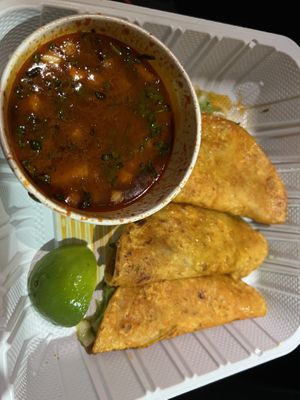   at El Cantaro Vegan Taqueria in Sacramento