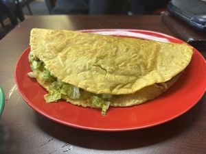 Quesadillaa  at El Cantaro Vegan Taqueria in Sacramento