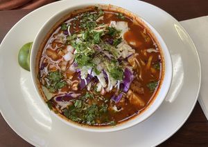 Pozole   at El Cantaro Vegan Taqueria in Sacramento