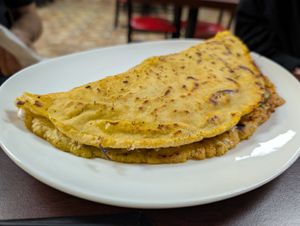 Mega quesadilla at El Cantaro Vegan Taqueria in Sacramento