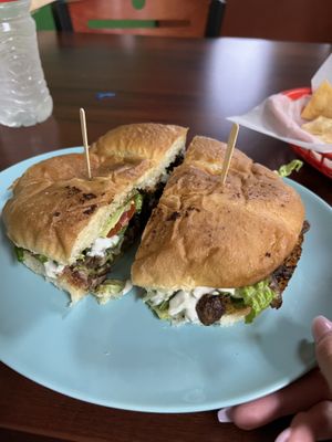 “Carne Asada” Torta  at El Cantaro Vegan Taqueria in Sacramento