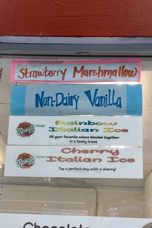 Non-Dairy Strawberry Marshmallow  at Barthel's Creamery in Ellenville