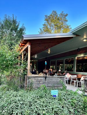 Cafe Gulistan - lovely patio   at Cafe Gulistan in Harbert