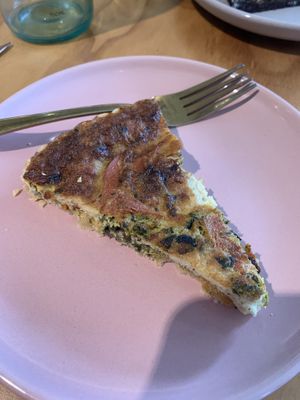 Bacon quiche - my fav!  at Miss Sina in Marrickville