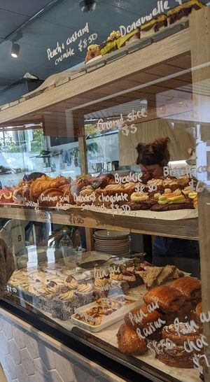 Some of the baked goods available at Miss Sina in Marrickville