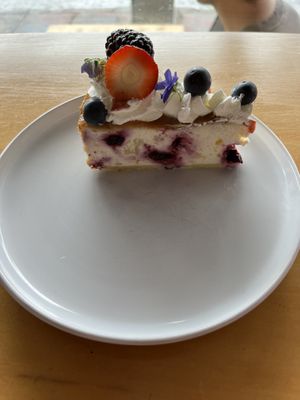 Berry cheesecake  at Miss Sina in Marrickville