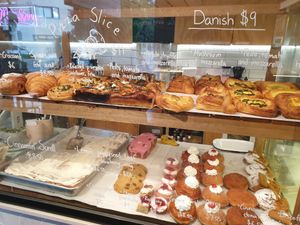 Display cabinet at Miss Sina in Marrickville