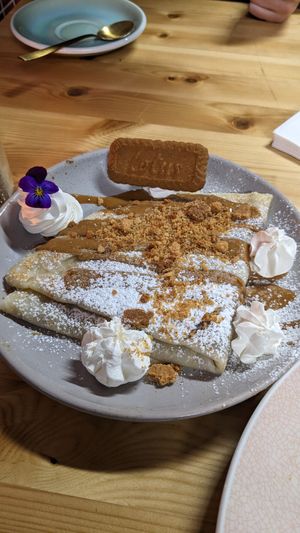 Biscoff crepe 🤤 at Miss Sina in Marrickville