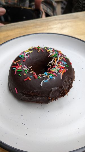 Chocolate donut at Miss Sina in Marrickville