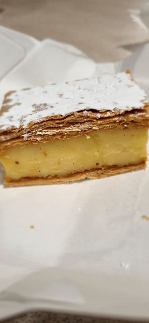 Vanilla slice at Miss Sina in Marrickville
