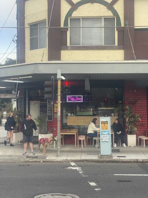 Beautiful sunny spot on the cornerr  at Miss Sina in Marrickville