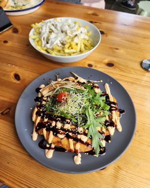 Kimchee pancake at Miss Sina in Marrickville