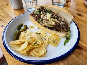 Philly cheese steak at Miss Sina in Marrickville