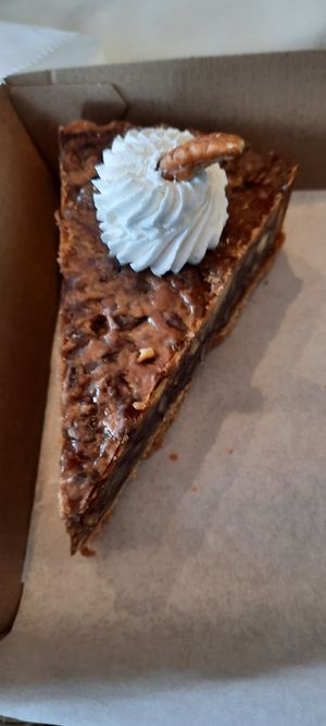 Pecan pie at Miss Sina in Marrickville