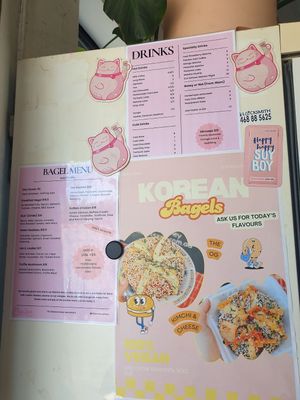 Menu April 2025 at Miss Sina in Marrickville