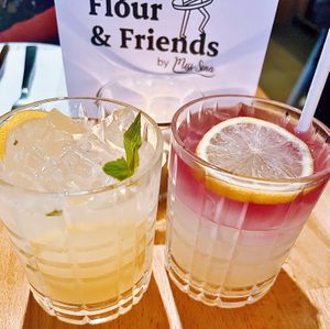 Lemon Mint Refresher & Violet Lemonade   at Miss Sina in Marrickville